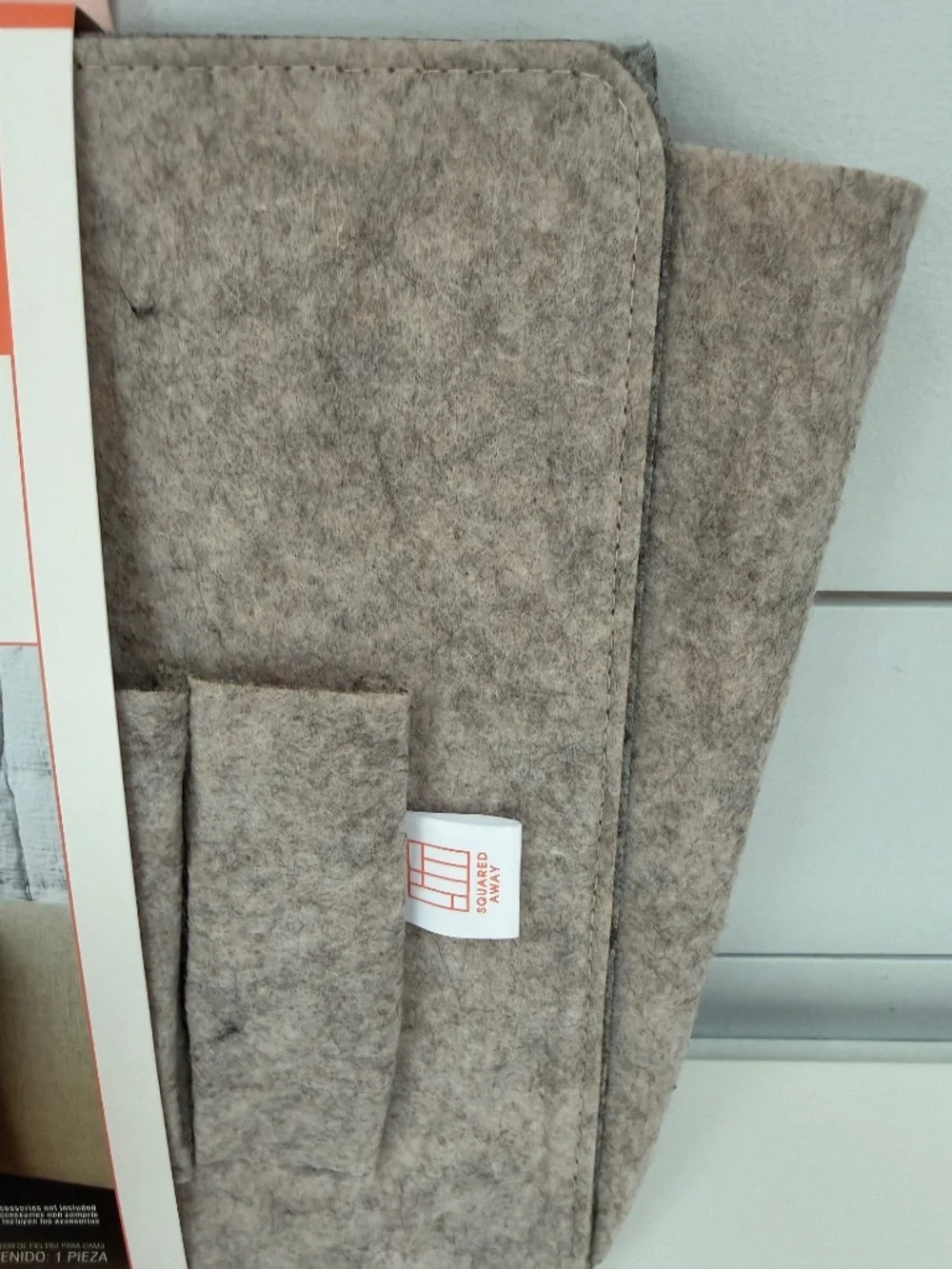 Pressed Felt Bedside Chairside Caddy